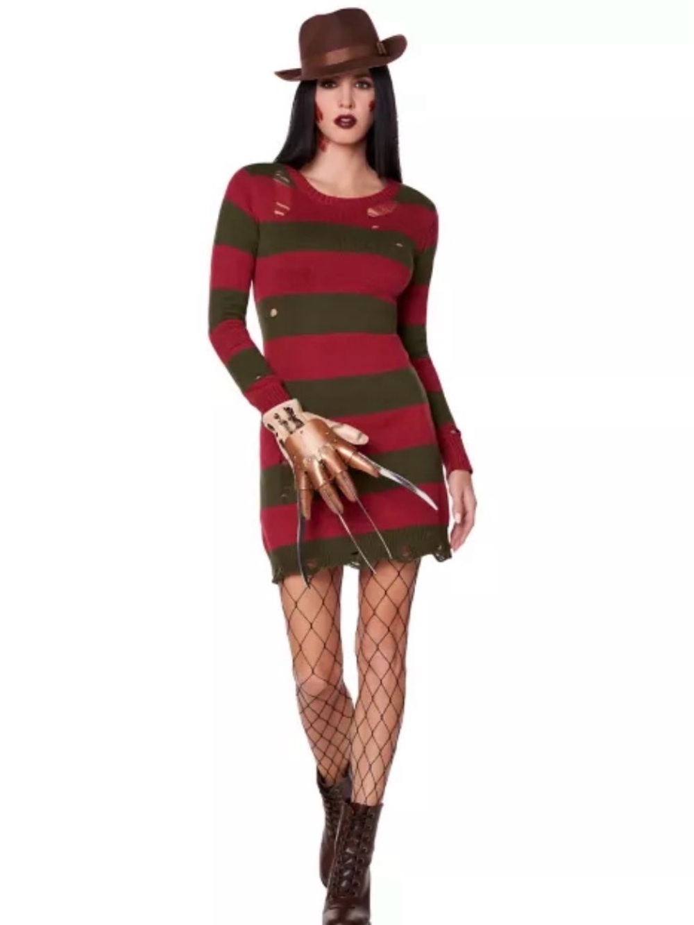 Freddy Krueger Sweater Dress Nightmare On Elm Street Medium